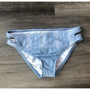 Ella Moss Blue Crochet Bikini Bottoms S New Cheeky